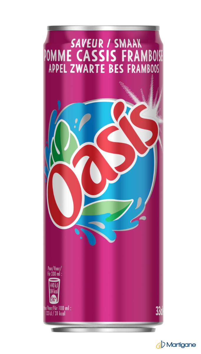 Oasis Pomme Cassis Framboise 33cl
